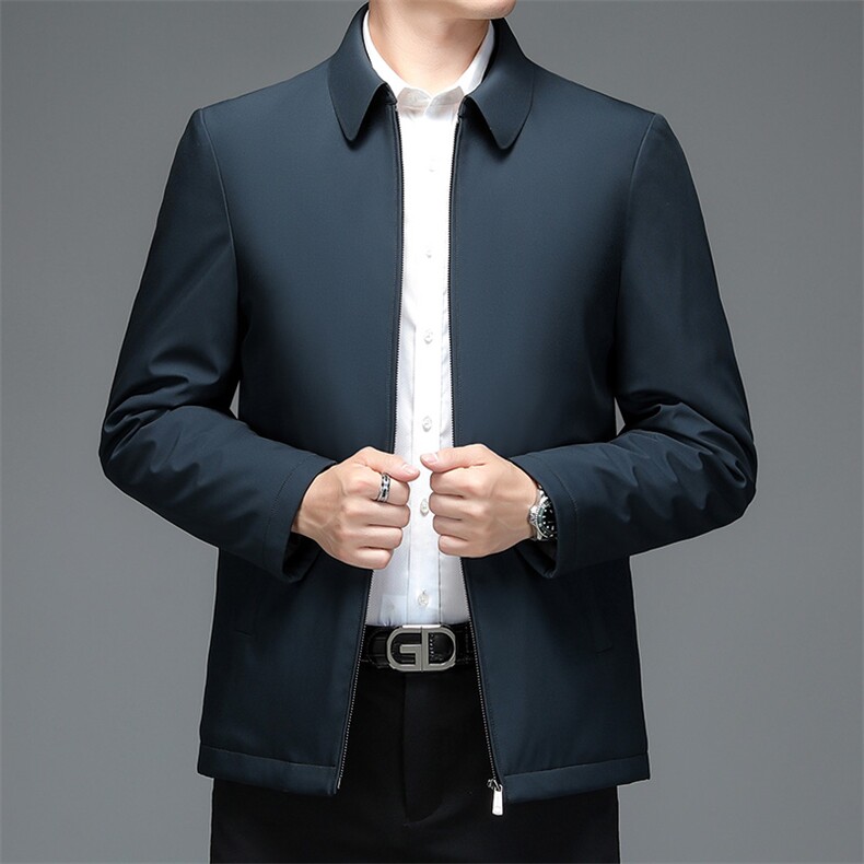 CY2135钱塘2020-2商务休闲冬季厚款中年男士翻领简约夹克P152,男装夹克,钱塘207-2