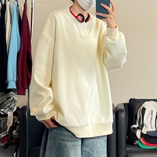 重磅320克亨利领设计感卫衣宽松潮流上衣W4647-P35【特价】，男装卫衣，电商A007