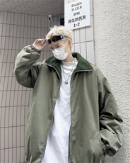F102-P782024秋冬新款潮牌夹棉棒球服男韩版潮牌工装加棉夹克男，男装夹克，星座512-6