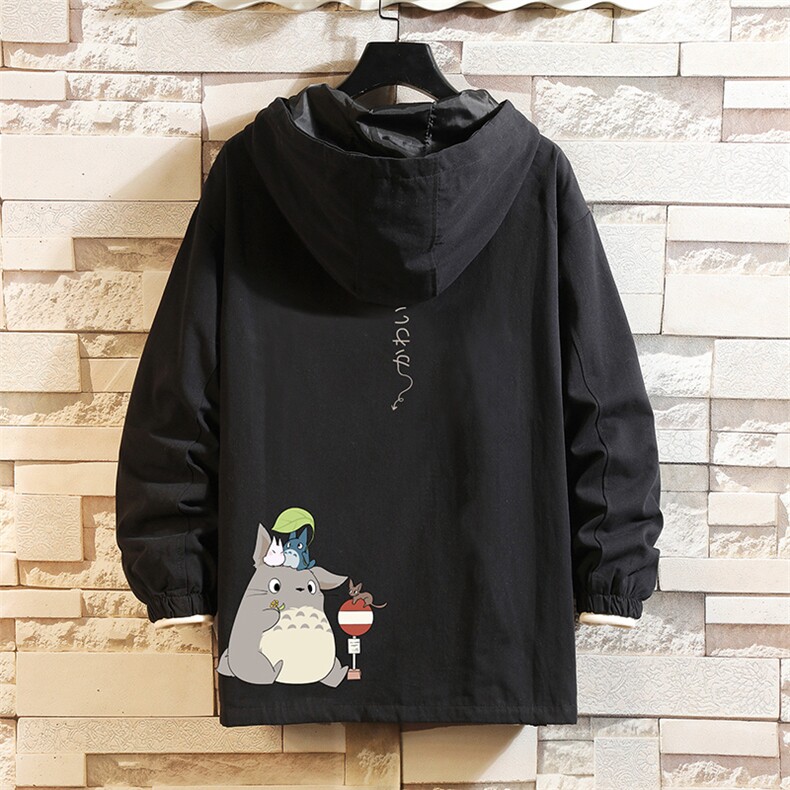 JK41152-P85 加棉款-P115  纯棉连帽夹克男士大码工装夹克男 砖墙图片