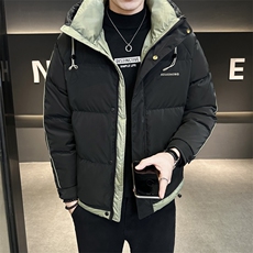 冬季新款连帽羽绒服男短款外衣保暖羽绒外套Y6761-P195，男装羽绒服，电商A239