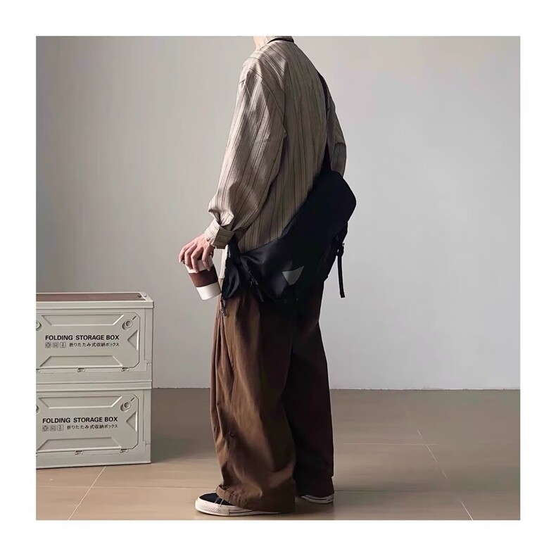 中性风秋季条纹衬衫男长袖叠穿寸衫日系复古秋天宽松休闲情侣衬衣,男装衬衫,星座506A
