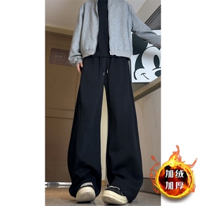 解构弯刀卫裤男秋冬潮牌宽松运动长裤A166-KB4016-P45加绒50控75图片