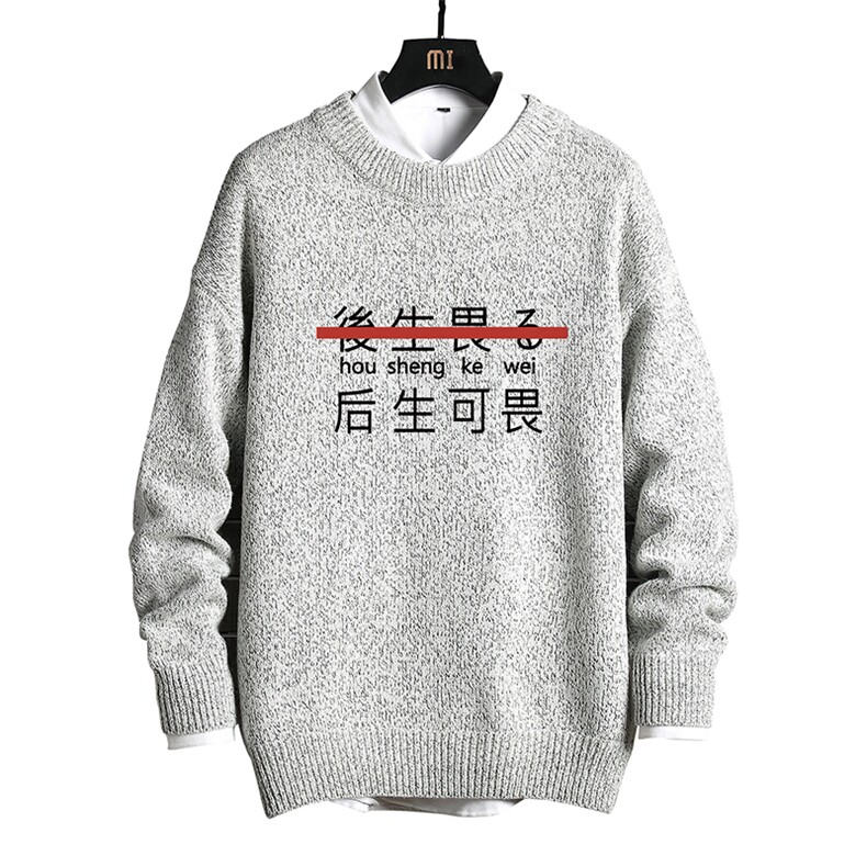 M19028-P45加绒款-P65加厚加绒毛衣男大码毛线衣男针织衫男线衫,男装针织衫/毛衣,电商A040A