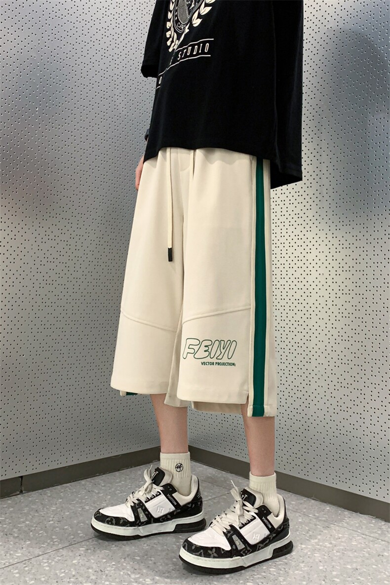 夏季新款大码针织卫裤宽松休闲运动七分中裤男3652-P48,男装休闲裤,电商C305A