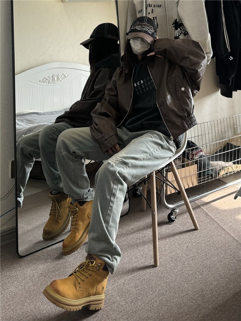 美式hiphop纯色星星装饰修身直筒牛仔裤控价68,男装牛仔裤,星座310A-4