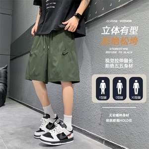 现货 夏季工装短裤男ins潮牌休闲百搭潮流痞帅五分裤D02513-P43图片