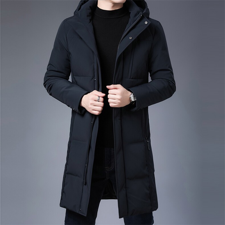 男连帽防寒冬季新款长款保暖休闲时尚外套羽绒服KCN20662-5-P360,男装羽绒服,电商B212（原钱塘6029）