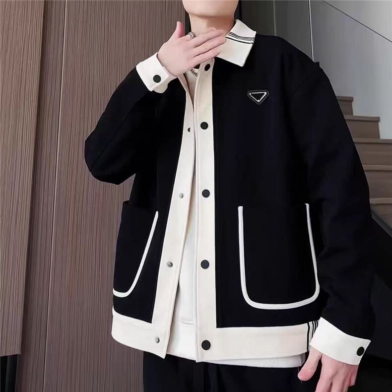 (网图)摇粒绒加棉棉服翻领拼接开衫轻奢棉衣313B-JK72加棉-P105,男装棉衣,星座313B