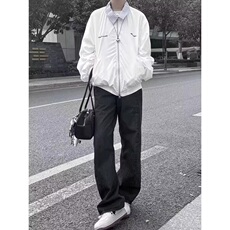 新品假两件外套男春秋美式覆古绣花学院风潮流夹克JK223，男装夹克，星座1116A（原606A-3）