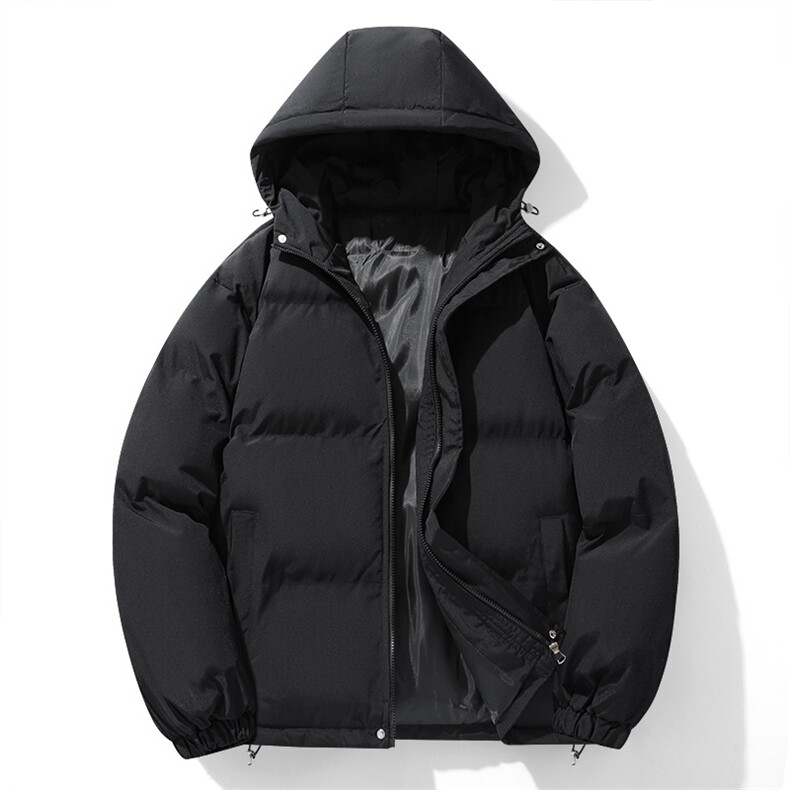 冬装连帽加厚松紧抽绳棉衣棉服男女宽松巨厚实保暖袄子TT902P82,男装棉衣,星座1013-5