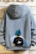 NM53154-P140牛仔外套男大码加厚加绒棉衣男羊羔毛棉服男砖墙，男装棉衣，电商A040A