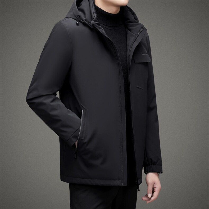 BAMJ-8935钱塘2020-2中年男士冬季厚款商务休闲简约羽绒服P265，男装羽绒服，钱塘207-2