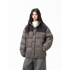 90%绒新标有报告立领撞色韩版宽松羽绒服外套Y988/P350现货，男装羽绒服，星座202-3