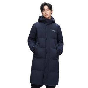 标90%白鸭羽绒服男士2025年冬季新款长款过膝H819-P220328图片