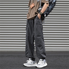 夏季新款潮牌百搭宽松工装裤日系复古休闲长裤男现货K8081-P38，男装工装外套，星座512-3