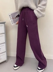 2022加绒卫裤，女装休闲裤，曼希野