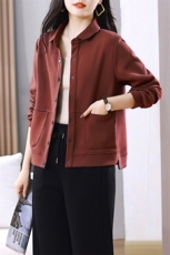 2025春秋休闲简约棒球服短外套新款百搭上衣外套女春，女装短外套，璐依舞