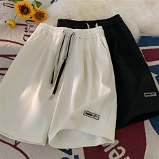 大主推港风宽松宽松五分裤男短裤X416b-1-DK372-P45限58，男装牛仔裤，星座416B-1