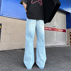 高品质外景蓝冰色猫须裤610A-1-YK876-P58，男装牛仔裤，星座610A-1
