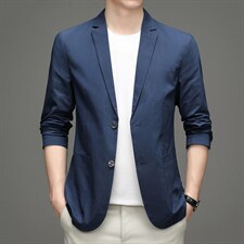 休闲西服男士春秋季2023新款中年商务西装宽松时尚百搭上衣外套，男装西服，电商B212（原钱塘6029）