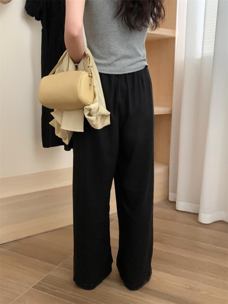 夏季新款阔腿裤～，其它，三文鱼