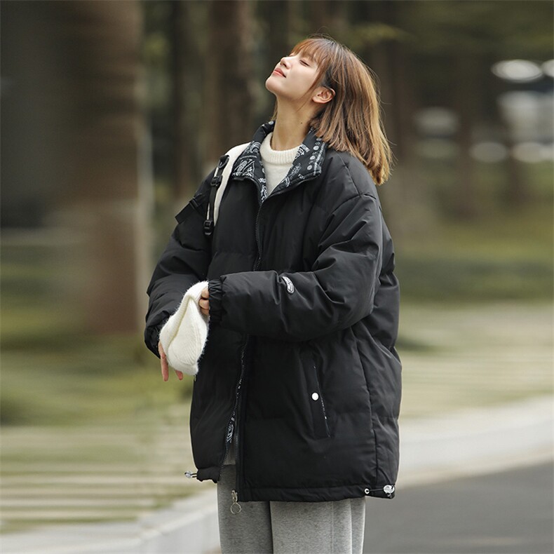 中性风秋冬季立领两面穿加厚情侣棉衣外套A436-2288-P78控价118,男装棉衣,电商A436