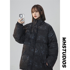 新中式盘扣棉衣男女棉服面包服中性风立领棉袄情侣外套G1608-P85，男装棉衣，星座207