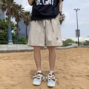 五分裤男士韩版潮流痞帅气百搭夏季2024新款ins休闲短裤K5351-P22图片