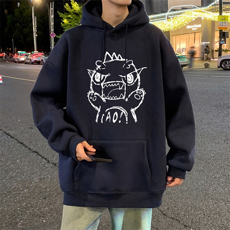 CM025P60加绒65纯棉卫衣秋冬新款美式高街重磅连帽外套潮牌衣服,女装短外套,星座304A