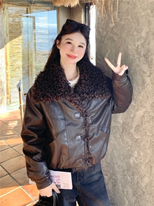 美拉德巨好看蛋白皮衣羽绒服女2025冬季新款双子星高端高级外套图片