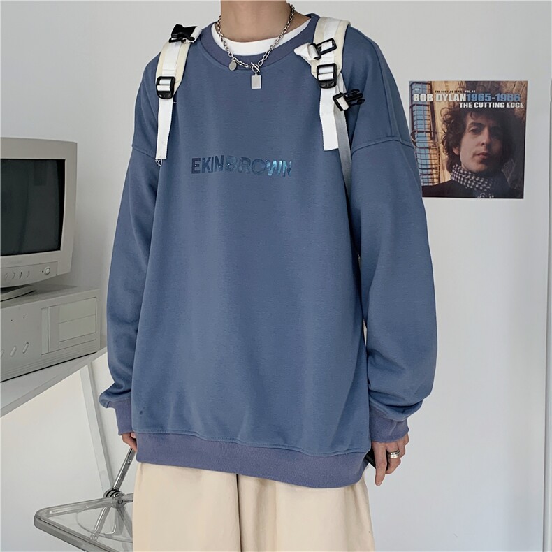 港风中性情侣大码休闲运动套头卫衣男外套7666P25,男装卫衣,星座227-7