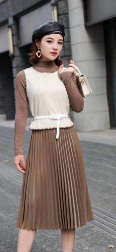 两件套连衣裙，女装连衣裙，依柏璐