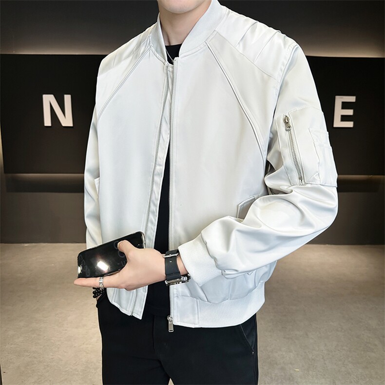 男士飞行服上衣外套棒球领潮牌工装夹克A329-JK3596-P115,男装夹克,电商A329