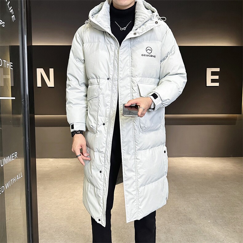 长款男冬季2025新款连帽加厚防寒服外套A313-8808-P285,女装短外套,电商A313