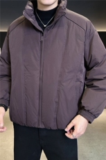 90新标2025冬立领加厚外套简约休闲短款设计款羽绒服Z9558-P295，男装羽绒服，电商A413