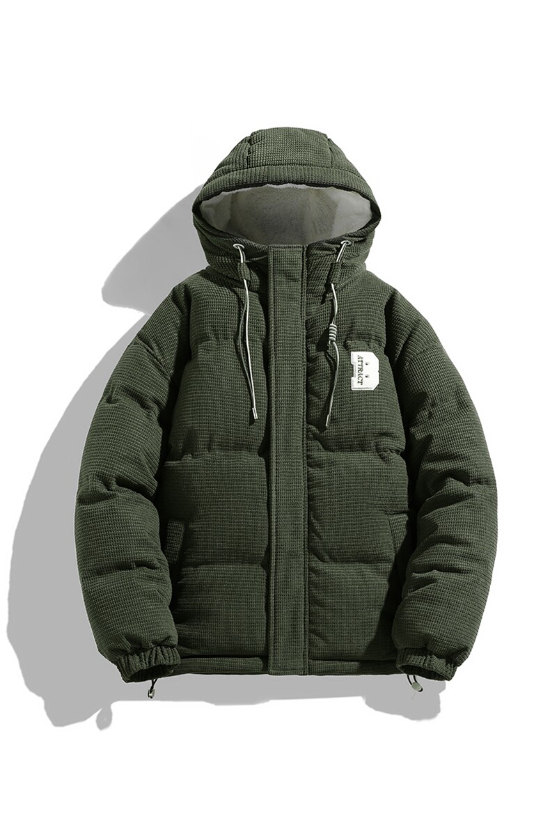 冬季青少年灯芯绒连帽棉衣潮牌羊羔毛加绒加厚棉服外套5305-P85,男装棉衣,电商B306