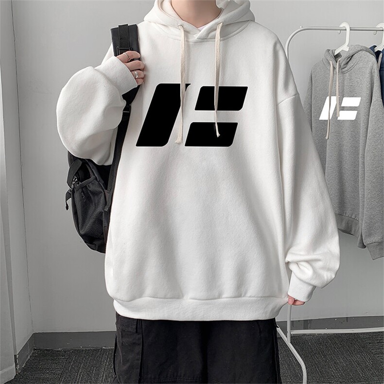 连帽卫衣男大码胖子帽衫大号运动服WY2435-P35图片
