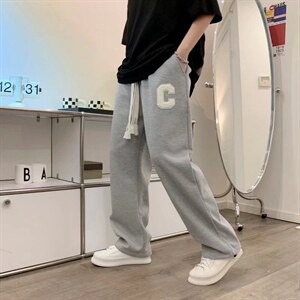 男春季潮流时尚华夫格休闲长裤KD20P30图片
