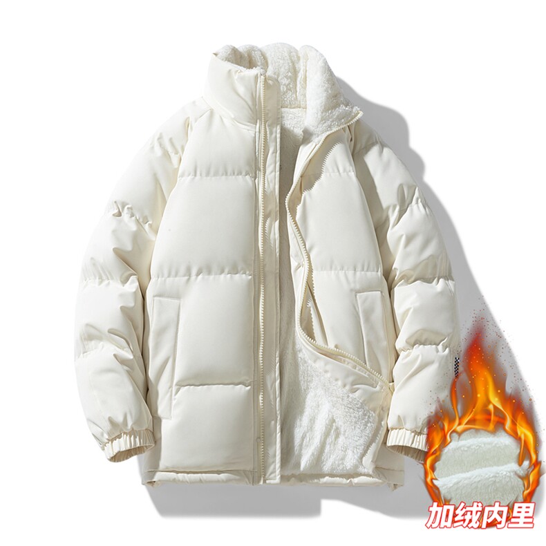 三防料抖音品质现货10W件宽松加绒加厚棉衣外套棉服BM111特P78,男装棉衣,电商A486