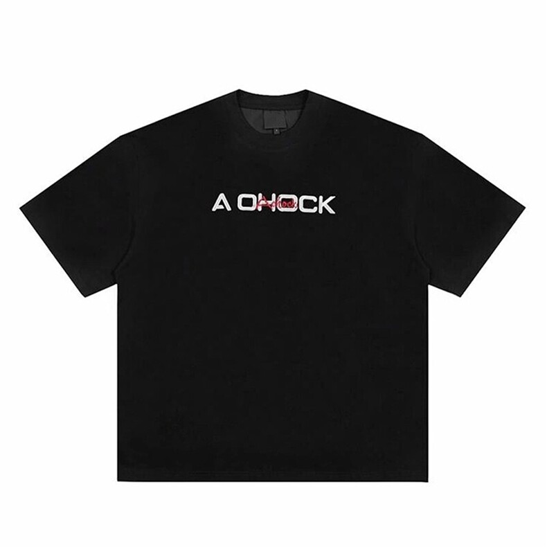 万针全刺绣工艺高品质260克双纱纯棉美式高街短袖T恤特P33,男装T恤,电商A486