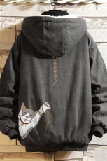 NM53013-P140牛仔外套男大码加厚加绒衣男羊羔毛服男，男装棉衣，电商A040A