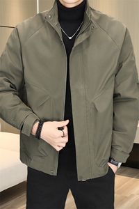 羽绒服男新标50白鸭绒夹克外套休闲时尚立领男士上衣Y3076-P140图片
