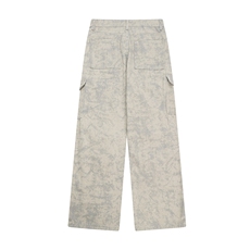 白底cleanfit大理石纹牛仔裤长裤微喇休闲裤A014-DY25121-P65控88，男装休闲裤，电商A014