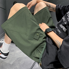 现货夏季工装短裤男ins潮牌休闲百搭潮流痞帅五分裤D02513-P43，男装休闲裤，星座308B-2