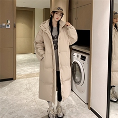 羽绒服冬季新款中长款情侣韩版连帽羽绒服外套Y918/P190，男装羽绒服，星座202