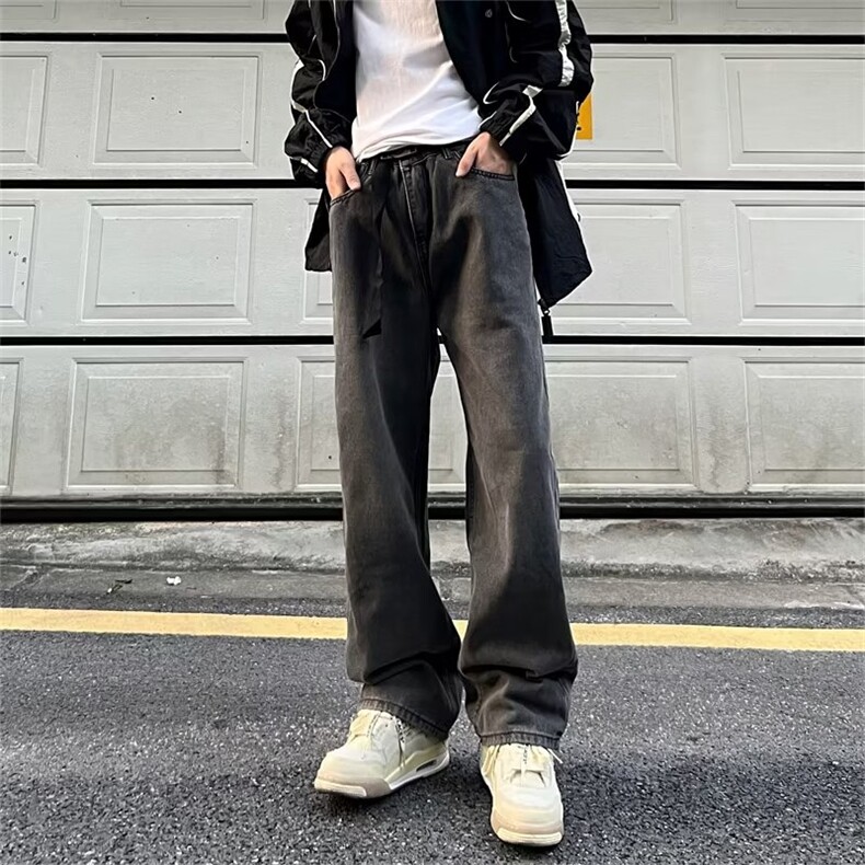 美式牛仔裤男款秋季长裤潮N20P43,男装牛仔裤,星座1116-2