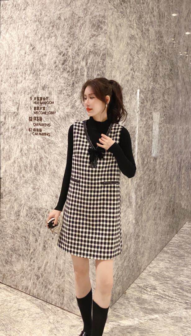 格子两件套，其它，柏多伊俪