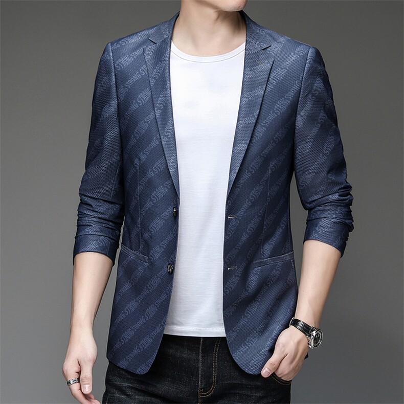 X2219钱塘2020-2春秋季新款中青年男士时尚休闲简约西服外套P150,男装西服,钱塘207-2