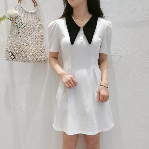 学院风韩版修身小女人连衣裙，女装连衣裙，YI MAN